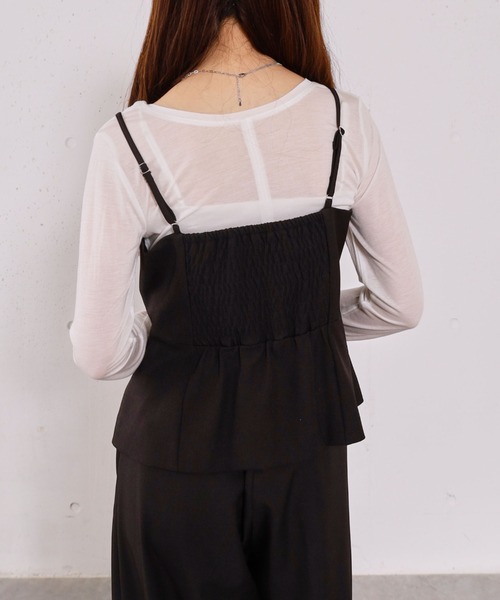 archives(アルシーヴ)の「【ONかわ】ウォッシャブルFボタンビスチェ(その他トップス・レディース・グレー/ベージュ/ブラック・MEDIUM)」の19枚目の写真