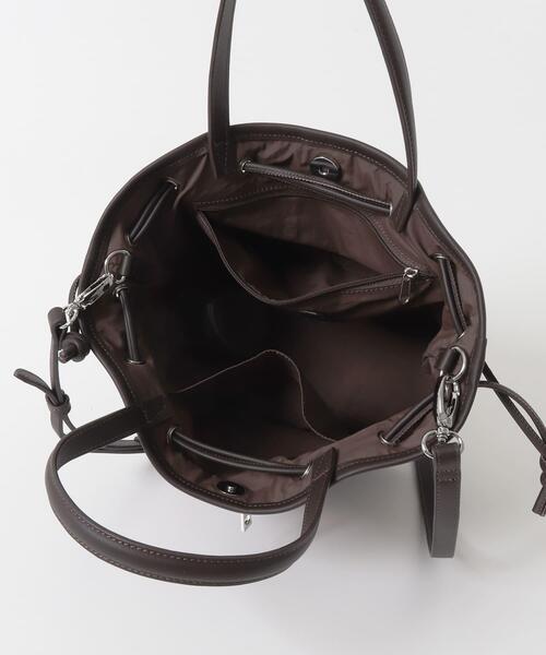 RODE SKO(ロデスコ)の「『Ssize』hun RODESKO Dual pocket tote small(トートバッグ・レディース・ブラウン/ブラック・ONE)」の12枚目の写真