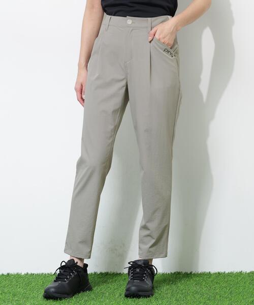 PING(ピン)の「【PING APPAREL】全方向ストレッチ二重織フィット&ストレッチワンタックテーパードパンツ<PERFORMANCE> (LADIES)(その他パンツ・レディース・ブラック/グレー/ブルー系その他・L/LL/M/S/XS)」の1枚目の写真