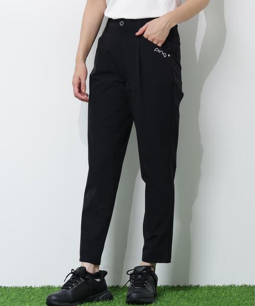 PING(ピン)の「【PING APPAREL】全方向ストレッチ二重織フィット&ストレッチワンタックテーパードパンツ<PERFORMANCE> (LADIES)(その他パンツ・レディース・ブラック/グレー/ブルー系その他・L/LL/M/S/XS)」の2枚目の写真