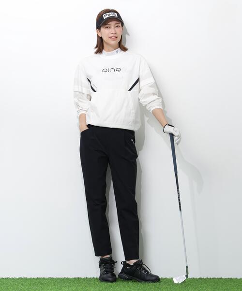 PING(ピン)の「【PING APPAREL】全方向ストレッチ二重織フィット&ストレッチワンタックテーパードパンツ<PERFORMANCE> (LADIES)(その他パンツ・レディース・ブラック/グレー/ブルー系その他・L/LL/M/S/XS)」の5枚目の写真