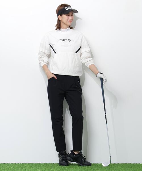 PING(ピン)の「【PING APPAREL】全方向ストレッチ二重織フィット&ストレッチワンタックテーパードパンツ<PERFORMANCE> (LADIES)(その他パンツ・レディース・ブラック/グレー/ブルー系その他・L/LL/M/S/XS)」の6枚目の写真