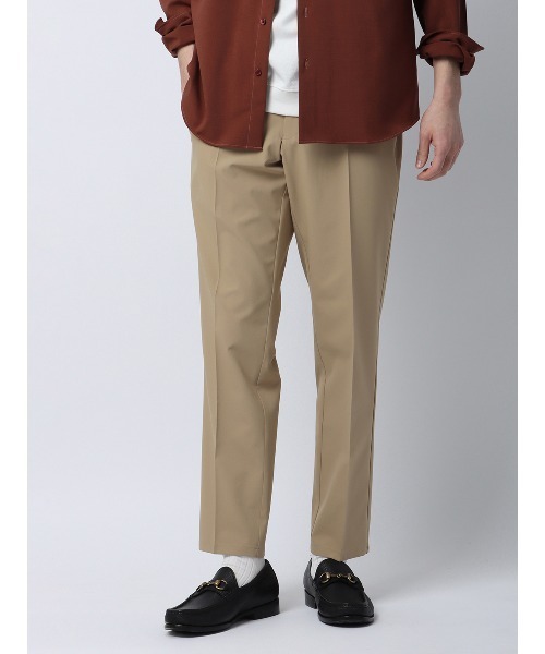 SUIT SQUARE(スーツスクエア)の「みんなのパンツ テーパードパンツ ウォッシャブル 裾上げ済み(スラックス・メンズ・ネイビー/ベージュ/カーキ/ホワイト・LL/S/M/L/3L/4L/5L)」の1枚目の写真