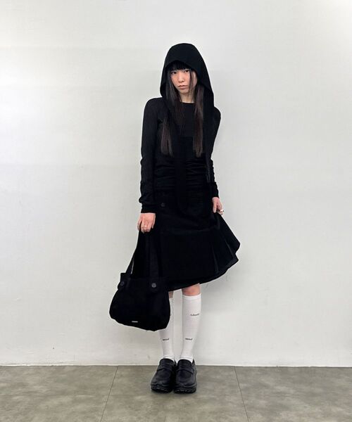 Miseki SEOUL(ミセキソウル)の「Raglan knit long sleeve BLACK(Tシャツ/カットソー・レディース・その他・1/2)」の4枚目の写真