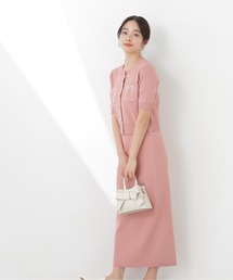 a mie（アミー）の「<a>ステッチニットSETUP   1216149301（ワンピース）」