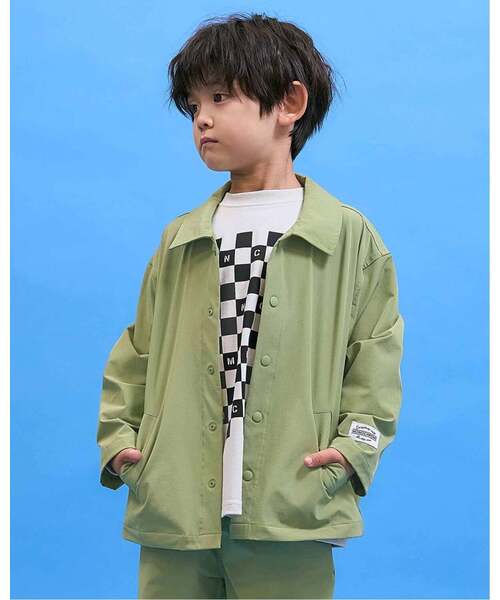 b・ROOM（ビールーム）の「【セットアップ可】ライトワークジャケット【MNCM】【子供服】【キッズ】【男の子】【女の子】（その他アウター・キッズ・ブラック/カーキ/ベージュ・110cm/140cm/150cm/130cm/120cm）」の3枚目の写真