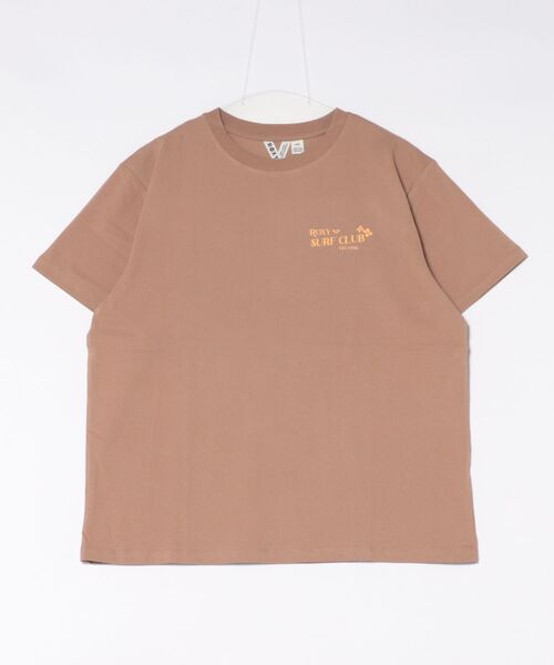 ROXY（ロキシー）の「ROXY ウィメンズ ROXY SURF CLUB S/STEE Tシャツ 【2026年春夏モデル】（Tシャツ/カットソー・レディース・ナチュラル/ブラック/ブラウン・MEDIUM/LARGE）」の3枚目の写真