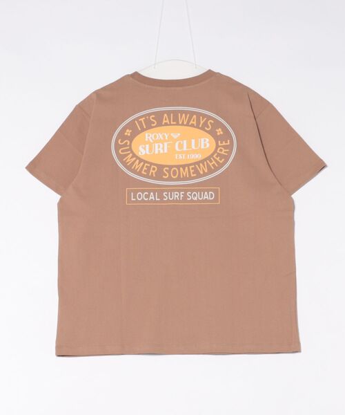 ROXY（ロキシー）の「ROXY ウィメンズ ROXY SURF CLUB S/STEE Tシャツ 【2026年春夏モデル】（Tシャツ/カットソー・レディース・ナチュラル/ブラック/ブラウン・MEDIUM/LARGE）」の5枚目の写真