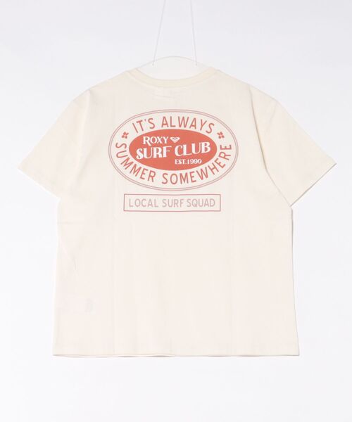 ROXY（ロキシー）の「ROXY ウィメンズ ROXY SURF CLUB S/STEE Tシャツ 【2026年春夏モデル】（Tシャツ/カットソー・レディース・ナチュラル/ブラック/ブラウン・MEDIUM/LARGE）」の4枚目の写真