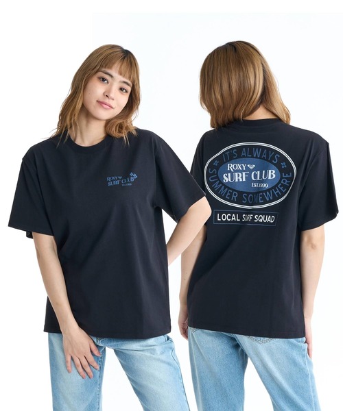 ROXY(ロキシー)の「ROXY ウィメンズ ROXY SURF CLUB S/STEE Tシャツ 【2026年春夏モデル】(Tシャツ/カットソー・レディース・ナチュラル/ブラック/ブラウン・MEDIUM/LARGE)」の2枚目の写真