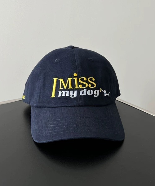 Teem Store(チームストア)の「【I MISS MY DOG】英文字刺繍キャップ 小顔効果(キャップ・レディース・ピンク/その他/ブラック/ネイビー・F)」の21枚目の写真