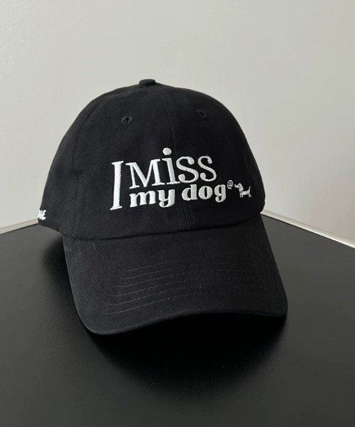 Teem Store(チームストア)の「【I MISS MY DOG】英文字刺繍キャップ 小顔効果(キャップ・レディース・ピンク/その他/ブラック/ネイビー・F)」の20枚目の写真