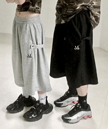 MUCENT（ムセント）の「【UNISEX】MUCENT／WEIRボタンハーフパンツ（スウェットパンツ）」