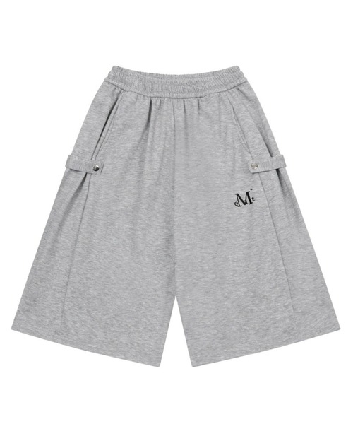 MUCENT(ムセント)の「【UNISEX】MUCENT/WEIRボタンハーフパンツ(スウェットパンツ・レディース・グレー/ブラック・FREE)」の16枚目の写真