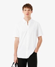 LACOSTE | スリムフィットミニマル半袖シャツ(シャツ/ブラウス)