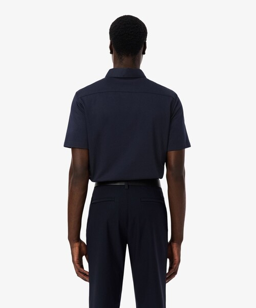 LACOSTE(ラコステ)の「スリムフィットミニマル半袖シャツ(シャツ/ブラウス・メンズ・ダークネイビー/ホワイト・41/40/39/38)」の10枚目の写真