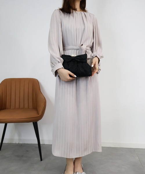 DRESS PLUS(ドレスプラス)の「リボン付きレースクラッチバッグ(クラッチバッグ・レディース・ブラック/ベージュ・フリー)」の11枚目の写真