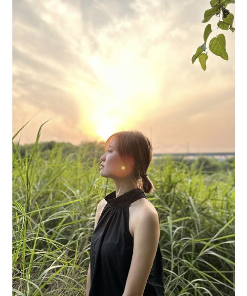 320SHOWROOM(320ショールーム)の「Shirring Halter Neck Back Button Blouse Black(シャツ/ブラウス・レディース・その他・FREE)」の7枚目の写真