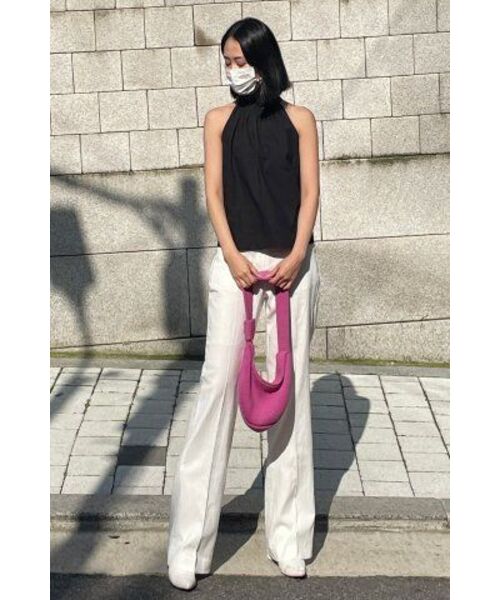 320SHOWROOM(320ショールーム)の「Shirring Halter Neck Back Button Blouse Black(シャツ/ブラウス・レディース・その他・FREE)」の8枚目の写真