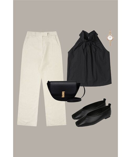 320SHOWROOM(320ショールーム)の「Shirring Halter Neck Back Button Blouse Black(シャツ/ブラウス・レディース・その他・FREE)」の14枚目の写真