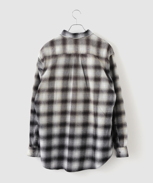 F-LAGSTUF-F（フラグスタフ）の「F-LAGSTUF-F/フラグスタフ SUNFADE L/S NEL SHIRT（シャツ/ブラウス・メンズ・レッド/ブラック・LARGE）」の4枚目の写真