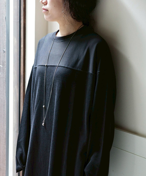 JOURNAL STANDARD LUXE（ジャーナルスタンダード　ラックス）の「Lyra's OP（ワンピース・レディース・ブラック/ホワイト・FREE）」の4枚目の写真