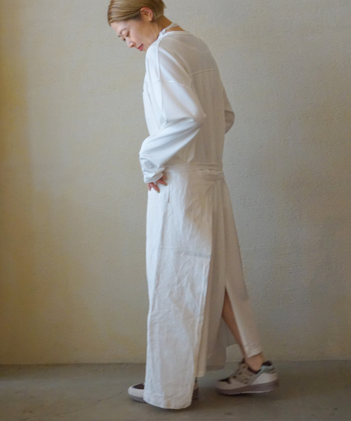 JOURNAL STANDARD LUXE（ジャーナルスタンダード　ラックス）の「Lyra's OP（ワンピース・レディース・ブラック/ホワイト・FREE）」の10枚目の写真