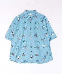 SVEC（シュベック）の「総柄 アニマルプリント S/Sシャツ（シャツ/ブラウス）」