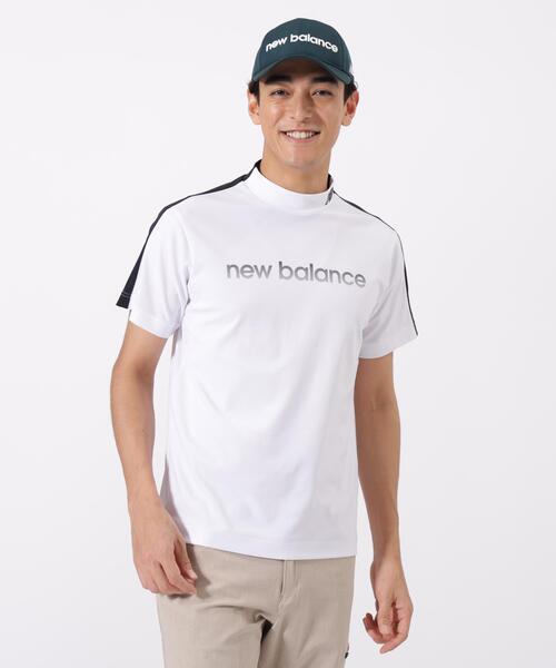 New Balance Golf(ニューバランスゴルフ)の「半袖 モックネック プルオーバー (MENS)(Tシャツ/カットソー・メンズ・ホワイト/イエロー/ブラック/パープル・MEDIUM/LARGE/X-LARGE/XX-LARGE)」の2枚目の写真