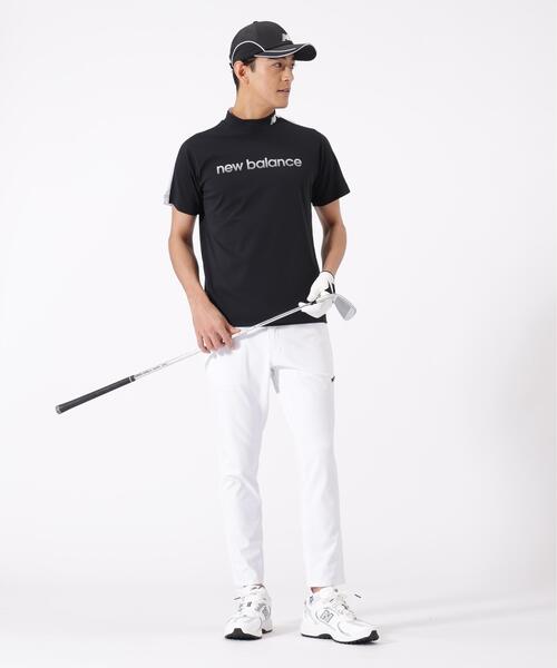 New Balance Golf(ニューバランスゴルフ)の「半袖 モックネック プルオーバー (MENS)(Tシャツ/カットソー・メンズ・ホワイト/イエロー/ブラック/パープル・MEDIUM/LARGE/X-LARGE/XX-LARGE)」の6枚目の写真
