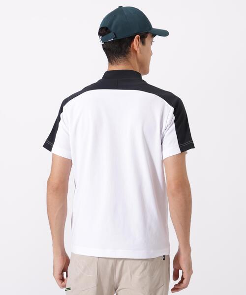 New Balance Golf(ニューバランスゴルフ)の「半袖 モックネック プルオーバー (MENS)(Tシャツ/カットソー・メンズ・ホワイト/イエロー/ブラック/パープル・MEDIUM/LARGE/X-LARGE/XX-LARGE)」の14枚目の写真