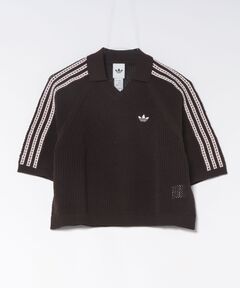 adidas KNITTED CROCHET POLO / アディダス ニット クロッシュ ポロ