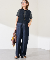 FRAMeWORK | ≪追加≫WHITE FIELD ノースリーブオールインワン(つなぎ/オールインワン)