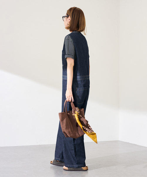 FRAMeWORK（フレームワーク）の「≪追加≫WHITE FIELD ノースリーブオールインワン（つなぎ/オールインワン・レディース・ネイビー・38/36）」の21枚目の写真