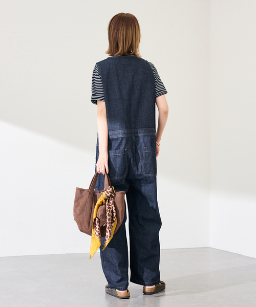 FRAMeWORK（フレームワーク）の「≪追加≫WHITE FIELD ノースリーブオールインワン（つなぎ/オールインワン・レディース・ネイビー・38/36）」の22枚目の写真