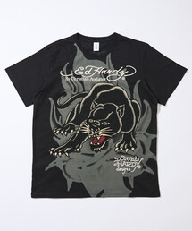 限定展開 Ed Hardy/エドハーディ BLK RHINESTONE-ED HARDY SS TEE