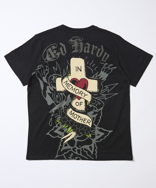 FREAK'S STORE(フリークスストア)の「限定展開 Ed Hardy/エドハーディ BLK RHINESTONE-ED HARDY SS TEE(Tシャツ/カットソー・メンズ・ブラック/ブラック系その他・X-LARGE/LARGE/MEDIUM)」の9枚目の写真