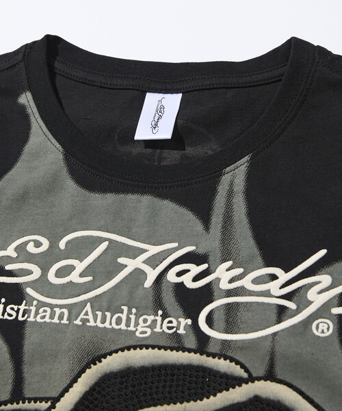 FREAK'S STORE(フリークスストア)の「限定展開 Ed Hardy/エドハーディ BLK RHINESTONE-ED HARDY SS TEE(Tシャツ/カットソー・メンズ・ブラック/ブラック系その他・X-LARGE/LARGE/MEDIUM)」の13枚目の写真