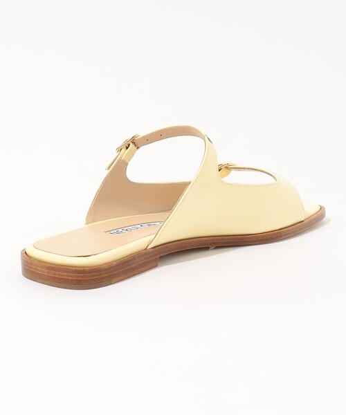 NEBULONI E（ネブローニ）の「NEBULONI E.  SLIM BELT フラットサンダル（サンダル・レディース・ライトイエロー・38/36/37）」の5枚目の写真