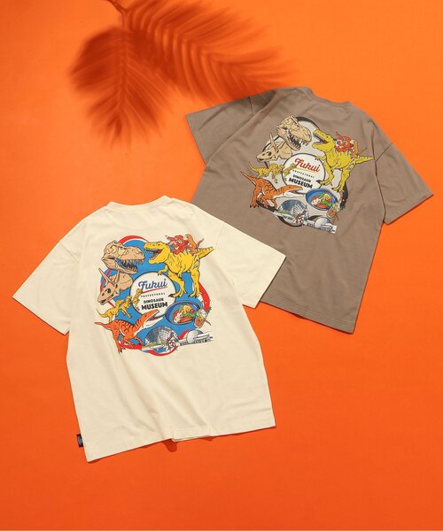 BREEZE(ブリーズ)の「【リンク】福井県立恐竜博物館コラボ FPDM半袖T(大人)(Tシャツ/カットソー・メンズ・オフホワイト/ブラウン・SMALL/MEDIUM/LARGE)」の13枚目の写真