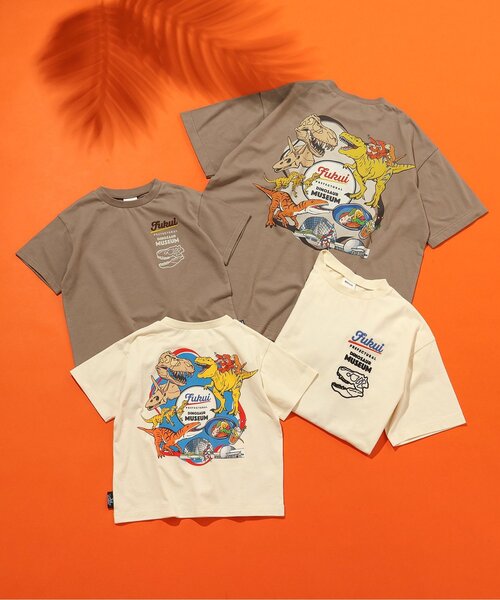 BREEZE(ブリーズ)の「【リンク】福井県立恐竜博物館コラボ FPDM半袖T(大人)(Tシャツ/カットソー・メンズ・オフホワイト/ブラウン・SMALL/MEDIUM/LARGE)」の16枚目の写真