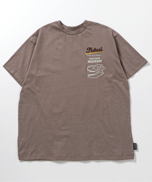 BREEZE(ブリーズ)の「【リンク】福井県立恐竜博物館コラボ FPDM半袖T(大人)(Tシャツ/カットソー・メンズ・オフホワイト/ブラウン・SMALL/MEDIUM/LARGE)」の11枚目の写真