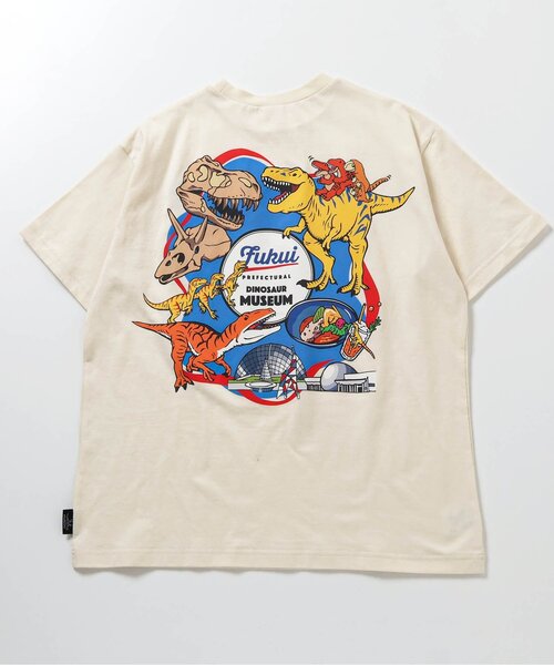BREEZE(ブリーズ)の「【リンク】福井県立恐竜博物館コラボ FPDM半袖T(大人)(Tシャツ/カットソー・メンズ・オフホワイト/ブラウン・SMALL/MEDIUM/LARGE)」の10枚目の写真