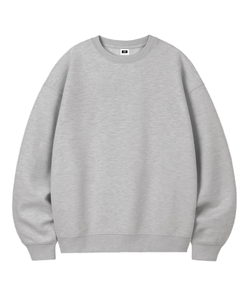 RANDOMOFF（ランダムオフ）の「[Unisex] BASIC LINE OVER FIT SWEATSHIRT (4color)（スウェット・レディース・ライトグレー/ブラック/ネイビー/グレー・MEDIUM/LARGE/X-LARGE）」の6枚目の写真