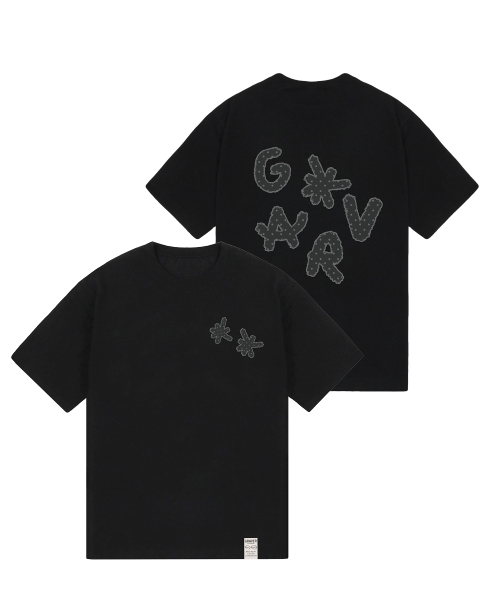 GRAVER（グレーバー）の「[ユニセックス]DOTS GRAV 半袖Tシャツ_2カラー（Tシャツ/カットソー・レディース・ホワイト/ブラック・SMALL/MEDIUM/LARGE）」の3枚目の写真