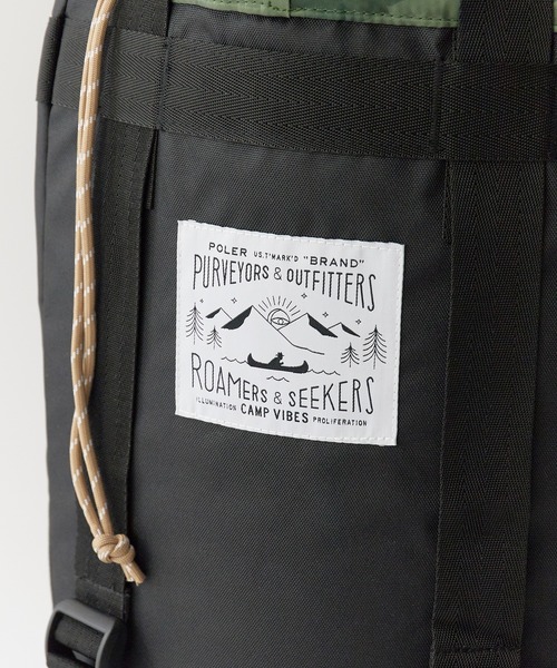 POLeR（ポーラー）の「POLeR/ポーラー TOTES PACK2.0 バックパック 2WAY 2026年春夏（トートバッグ・メンズ・ブラック・ONE SIZE）」の9枚目の写真