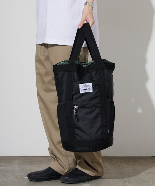 POLeR（ポーラー）の「POLeR/ポーラー TOTES PACK2.0 バックパック 2WAY 2026年 夏 夏服（トートバッグ・メンズ・ブラック・ONE SIZE）」の20枚目の写真
