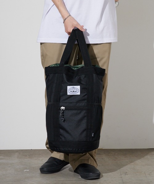 POLeR（ポーラー）の「POLeR/ポーラー TOTES PACK2.0 バックパック 2WAY 2026年 夏 夏服（トートバッグ・メンズ・ブラック・ONE SIZE）」の21枚目の写真