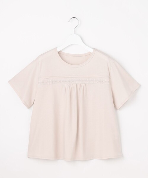 J.PRESS(ジェイプレス)の「【一枚で着映え】ツイスティロ クルーネック カットソー(Tシャツ/カットソー・レディース・ネイビー系/ホワイト系/ベージュ系/ライトグリーン系・MEDIUM/LARGE)」の16枚目の写真