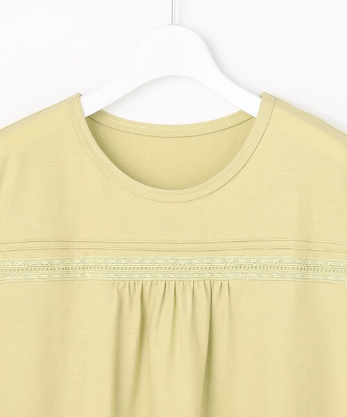 J.PRESS(ジェイプレス)の「【一枚で着映え】ツイスティロ クルーネック カットソー(Tシャツ/カットソー・レディース・ネイビー系/ホワイト系/ベージュ系/ライトグリーン系・MEDIUM/LARGE)」の18枚目の写真